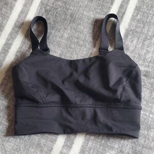 Lululemon Black Adjustable Strap Sports Bra